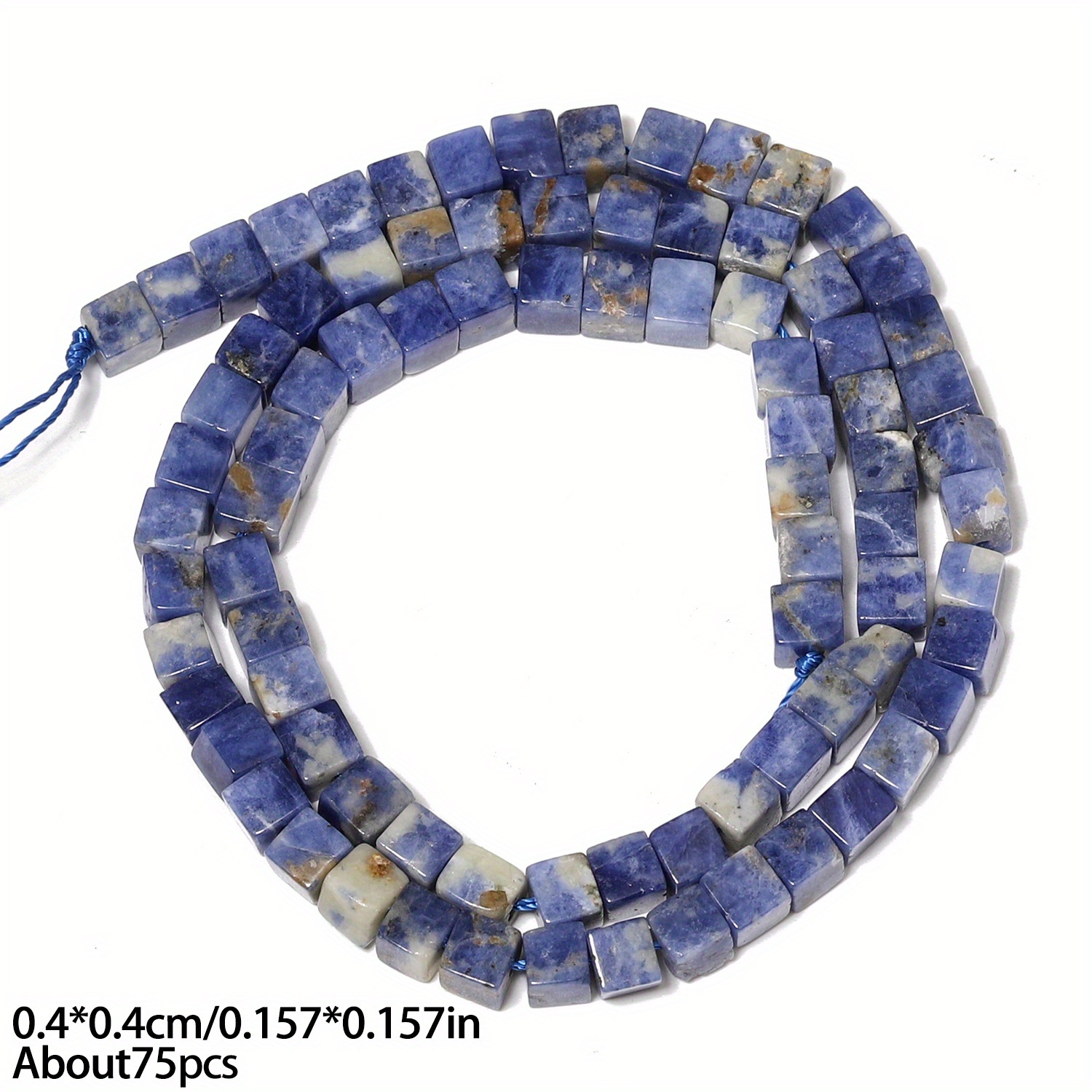 Natural Stone Cube Beads for DIY Jewelry Making